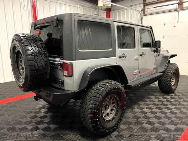 2015 Jeep Wrangler Unlimited T-ROCK Lifted 4x4 suv Silver - cars & for sale in Branson West, MO – photo 11