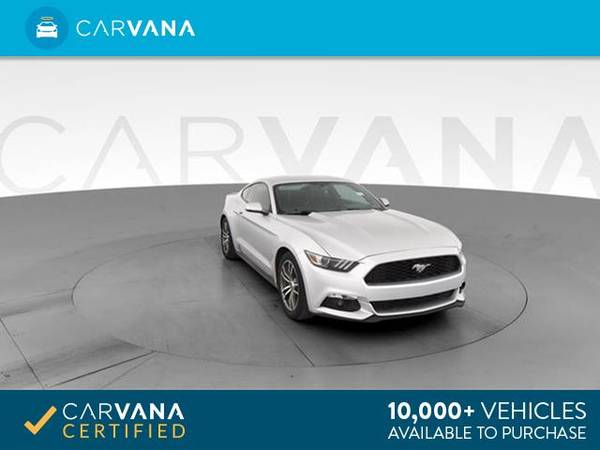 2015 Ford Mustang EcoBoost Coupe 2D coupe Silver - FINANCE ONLINE for sale in Downey, CA