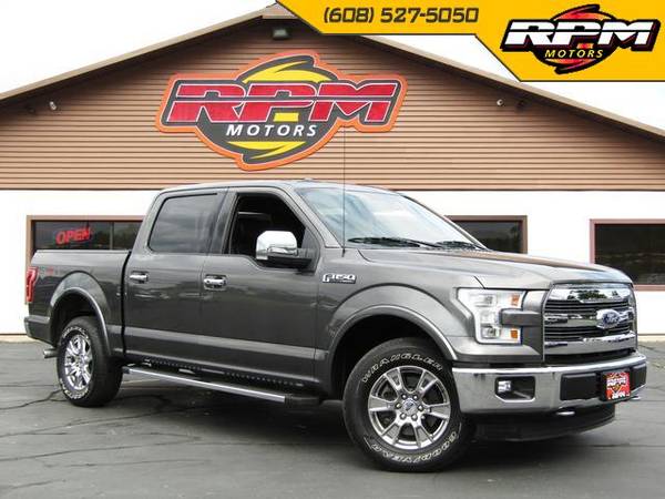 2015 Ford F-150 Lariat Crew Cab Short Box 4x4 - $6,620 under book! for sale in New Glarus, WI