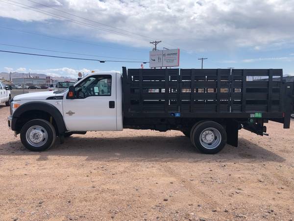 2012 FORD SUPER DUTY F-450 REG CAB FLAT BED WORK TRUCK for sale in Mesa, UT – photo 2