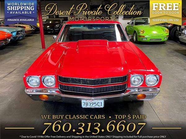 1970 Chevrolet El Camino Fully Restored Pickup at a HUGE DISCOUNT! -... for sale in Palm Desert , CA – photo 3
