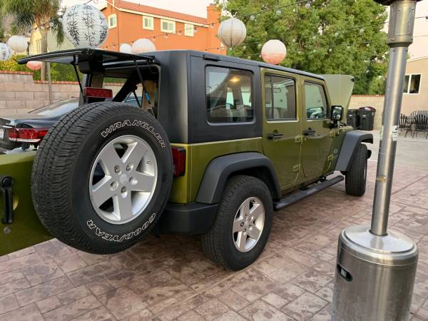2007 JEEP WRANGLER JKU 2 W/D CLEAN TITLE RESCUE GREEN ALL OEM for sale in Burbank, CA – photo 24