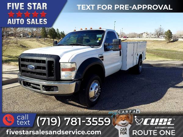 2008 Ford F550 F 550 F-550 Regular CabDRW - - by for sale in Pueblo, CO