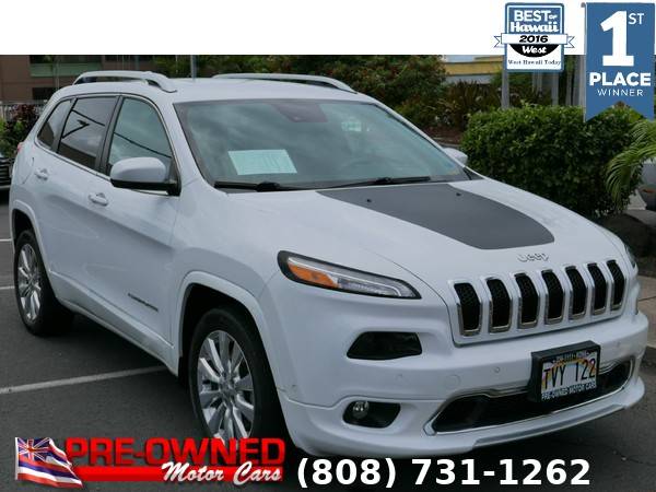 2016 JEEP CHEROKEE OVERLAND, only 23k miles! for sale in Kailua-Kona, HI