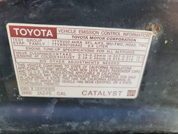 2007 Toyota Camry LE bad motor - - by dealer - vehicle for sale in Worcester, CT – photo 13