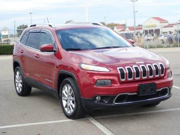2014 Jeep Cherokee SUV Limited (Deep Cherry Red Crystal Pearlcoat)... for sale in Sterling Heights, MI – photo 2