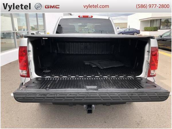 2011 GMC Sierra 1500 truck 4WD Ext Cab 143.5 SLE - GMC Pure Silver... for sale in Sterling Heights, MI – photo 9