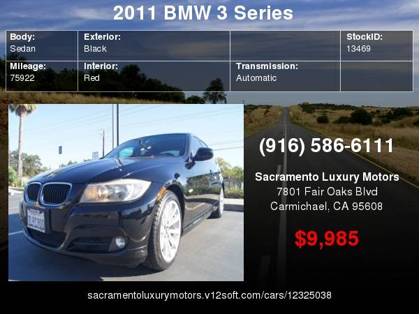 2011 BMW 3 Series 328i ONLY 75K MILES LOADED WARRANTY FINANCING... for sale in Carmichael, CA – photo 22
