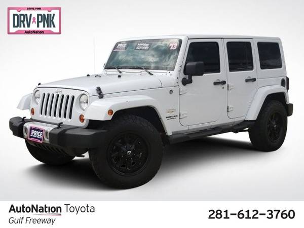 2013 Jeep Wrangler Unlimited Sahara 4x4 4WD Four Wheel SKU:DL568612 for sale in Houston, TX
