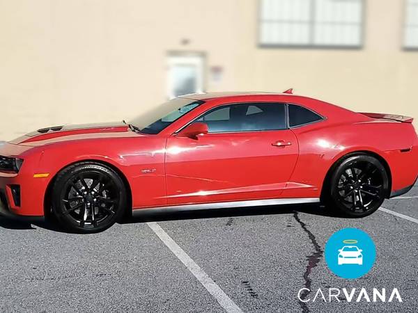 2013 Chevy Chevrolet Camaro ZL1 Coupe 2D coupe Red - FINANCE ONLINE... for sale in Collinsville, CT – photo 4