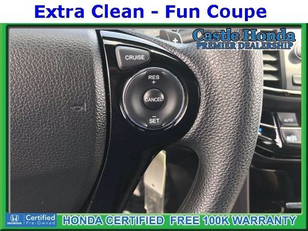 2017 Honda Accord Coupe coupe Crystal Black Pearl for sale in Morton Grove, IL – photo 14
