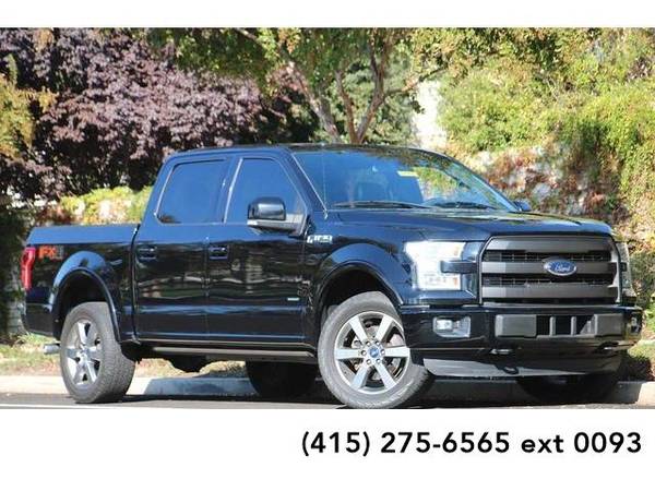 2016 Ford F150 F150 F 150 F-150 truck Lariat 4D SuperCrew (Black) for sale in Brentwood, CA – photo 2