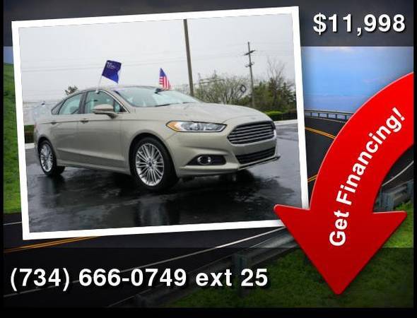 2016 Ford Fusion SE - - by dealer - vehicle automotive for sale in FLAT ROCK, MI