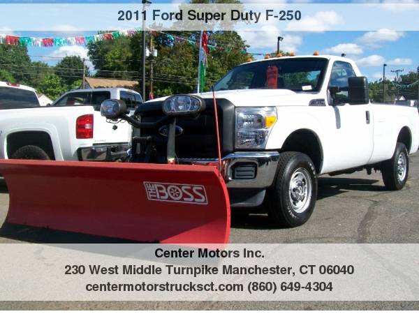 2011 Ford Super Duty F-250 4X4 Regular Cab XL with 8 Foot Boss Snow... for sale in Manchester, CT