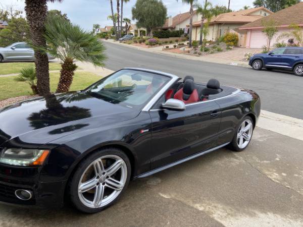 2011 Audi S5 Convertible Automatic 78, 000 miles Black Leather - cars for sale in Los Angeles, CA – photo 4