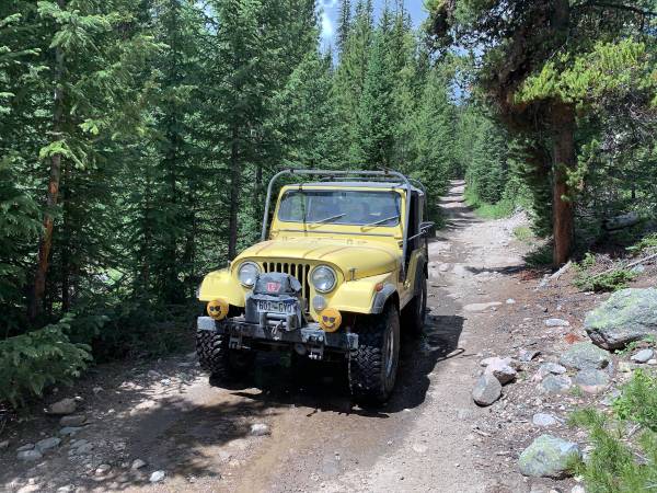 1977 Jeep CJ5 yellow 55k miles for sale in Boulder, CO – photo 3