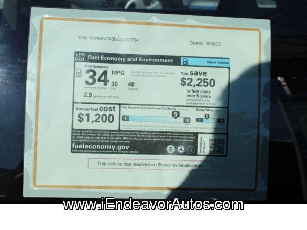 2012 Volkswagen Passat 2.0L TDI SE, Drives Like New! for sale in Manville, NJ – photo 24