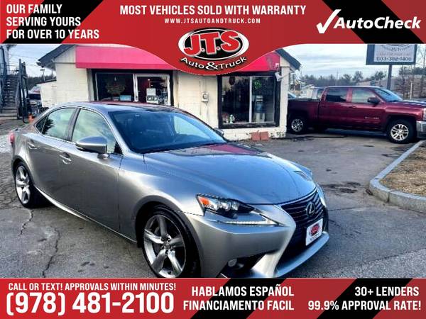 270/mo - 2014 Lexus IS 350 Sdn AWD - - by dealer for sale in Plaistow, NH – photo 3