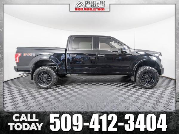 Lifted 2017 Ford F-150 Platinum FX4 4x4 - - by for sale in Pasco, WA – photo 4