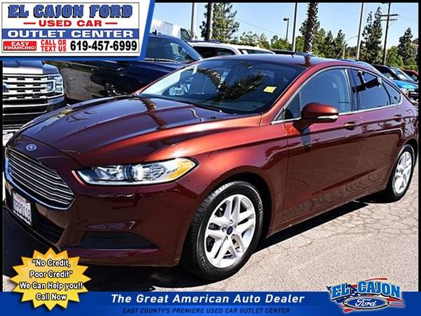 2016 Ford Fusion SE Front-wheel -EZ FINANCING-LOW DOWN! EL CAJON FORD for sale in Santee, CA – photo 2