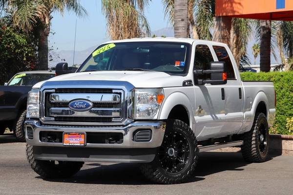 2011 Ford F-250 F250 XLT Crew Cab 4x4 Short Bed Diesel Truck #27408 for sale in Fontana, CA – photo 3