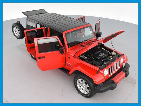 2016 Jeep Wrangler Unlimited Sahara Sport Utility 4D suv Red for sale in Westport, NY – photo 21