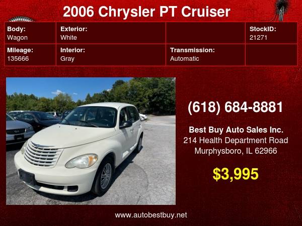 2006 Chrysler PT Cruiser Base 4dr Wagon Call for Steve or Dean for sale in Murphysboro, IL