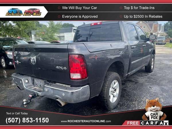 313/mo - 2016 Ram 1500 Crew Cab SLT Pickup 4D 5 12 ft - cars & for sale in Rochester, MN – photo 6