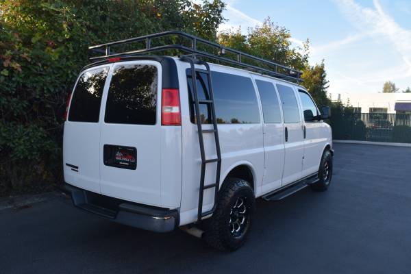 2013 Chevrolet Express G1500 AWD - LIFTED / BEEFY TIRES / CUSTOM RACK! for sale in Beaverton, OR – photo 10
