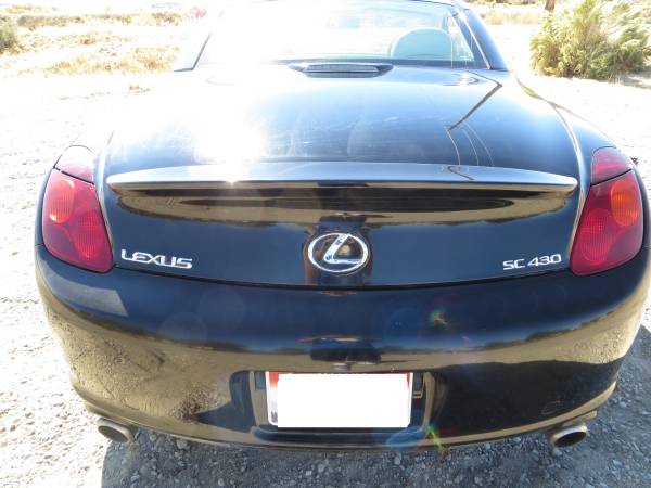 2002 Lexus SC 430 Convertible RWD 4.3L V8 Black for sale in Boise, ID – photo 4