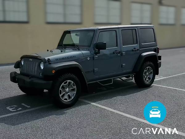 2014 Jeep Wrangler Unlimited Rubicon Sport Utility 4D suv Gray - -... for sale in Austin, TX – photo 3