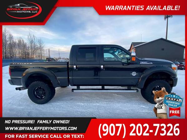 2014 Ford F350 Super Duty Crew Cab Lariat Pickup 4D 6 34 ft FOR ONLY for sale in Anchorage, AK – photo 5