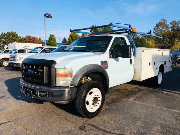 2008 FORD F-450 SD 6.4L V8 POWER STROKE DIESEL UTILITY TRUCK 1... for sale in Kent, WA – photo 3