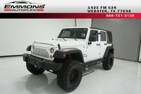 2017 *Jeep* *Wrangler Unlimited* *Sport 4x4* Bright for sale in Webster, TX