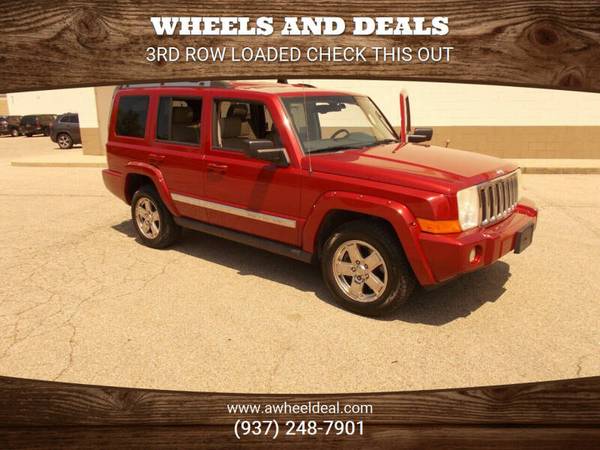 2006 JEEP COMMANDER LIMITED 3 SUNROOFS 3RD ROW LOADED LQQK for sale in New Lebanon, OH