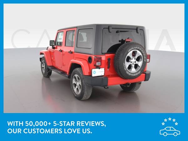 2016 Jeep Wrangler Unlimited Sahara Sport Utility 4D suv Red for sale in El Paso, TX – photo 6