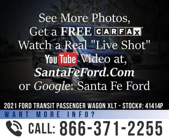 2021 Ford Transit Passenger Wagon XLT Camera - Cruise for sale in Alachua, FL – photo 23