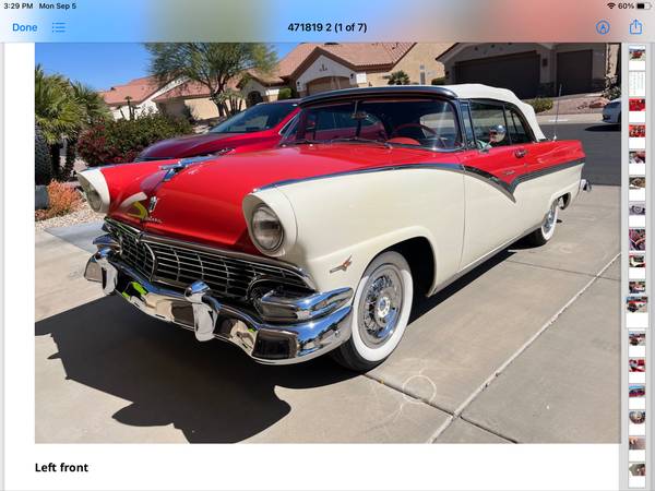 1956 Ford Fairlane Sunliner Convertible for sale in Sun City West, AZ – photo 18