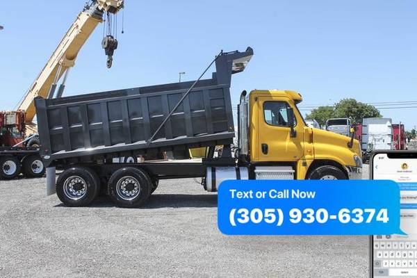 2012 Freightliner Cascadia Dump Truck For Sale *WE FINANCE BAD... for sale in Miami, FL – photo 8