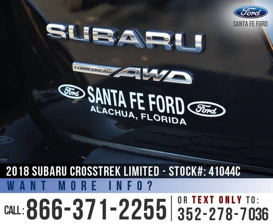 2018 SUBARU CROSSTREK LIMITED Leather Seats - Touchscreen for sale in Alachua, FL – photo 10