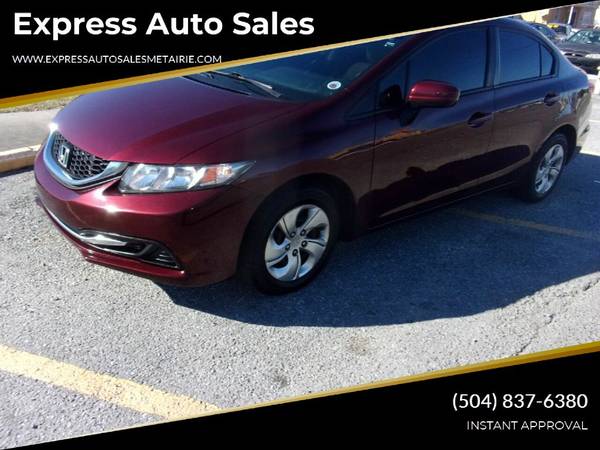 2015 HONDA CIVIC > LX > EXTRA CLEAN > GAS SAVER > DRIVE OFF READY -... for sale in Metairie, LA