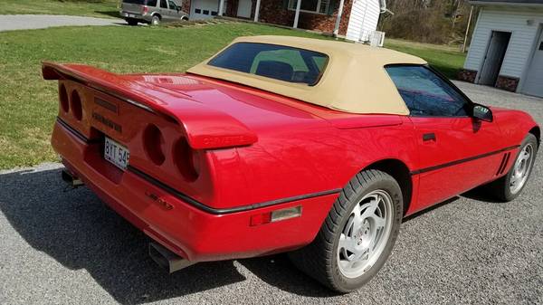 1990 Red Corvette Convertible for sale in Fairmont, WV – photo 6