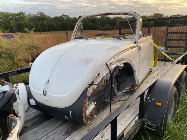 1979 Volkswagen Super Beetle Convertible Project for sale or trade -... for sale in Anderson, SC – photo 4
