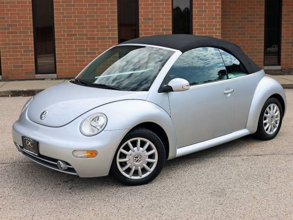 2004 VW NEW BEETLE CONVERTIBLE GLS 1-OWNER 91k-MILES MANUAL for sale in Elgin, IL – photo 2