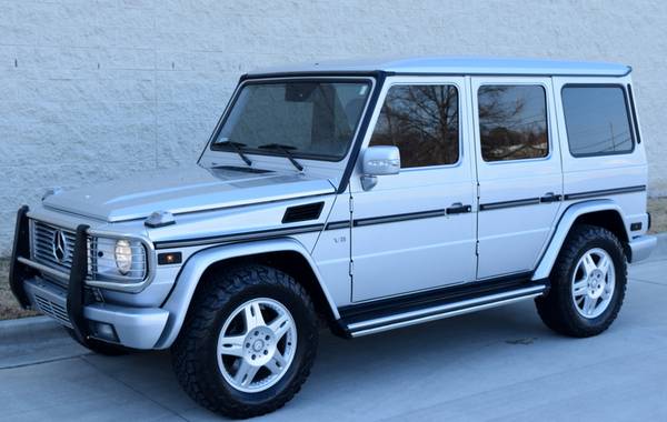 Silver 2004 Mercedes Benz G500 - Black Leather - V8 4x4 - cars & for sale in Raleigh, NC