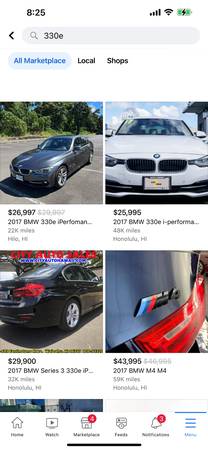 2017 BMW 330e iPerformance, Mint! 22k Miles, 4cyl Turbo, Hybrid Plug for sale in Hilo, HI – photo 19