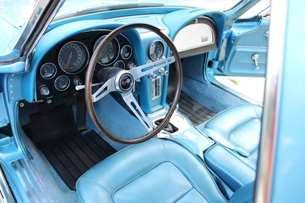 1966 Corvette Convertible- 427ci/390hp, 4 speed, Nassau Blue for sale in Covington , LA – photo 15
