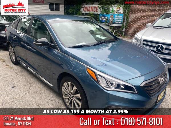 CERTIFIED 2015 HYUNDAI SONATA SPORT! CLEAN! LEATHER! KEYLESS ! RIMS!... for sale in Jamaica, NY – photo 6