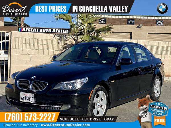 2008 BMW 528xi AWD 1 OWNER 88,000 MILES $216/mo - cars & trucks - by... for sale in Palm Desert , CA