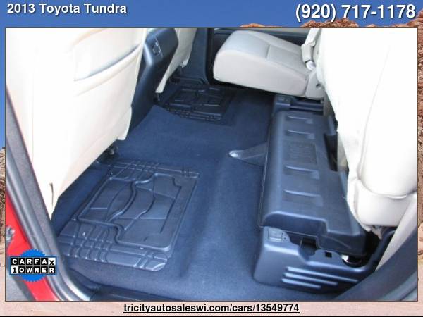 2013 Toyota Tundra Limited 4x4 4dr Double Cab Pickup SB (5.7L V8)... for sale in MENASHA, WI – photo 19